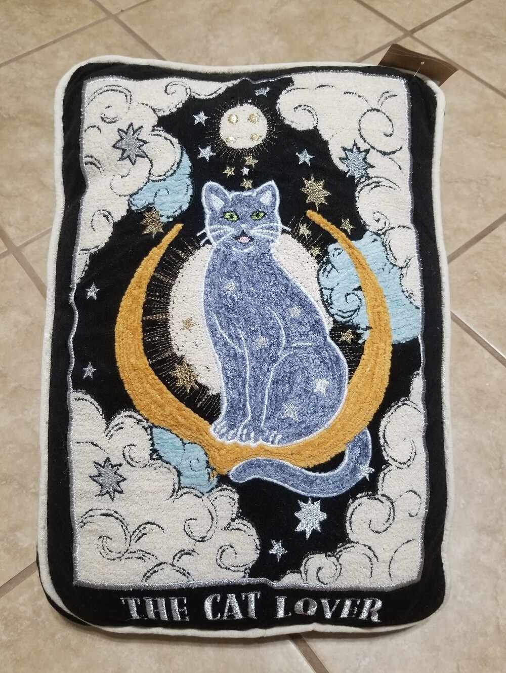 World Market - Cat Lover Tarot  Card Decorative Throw Pillow